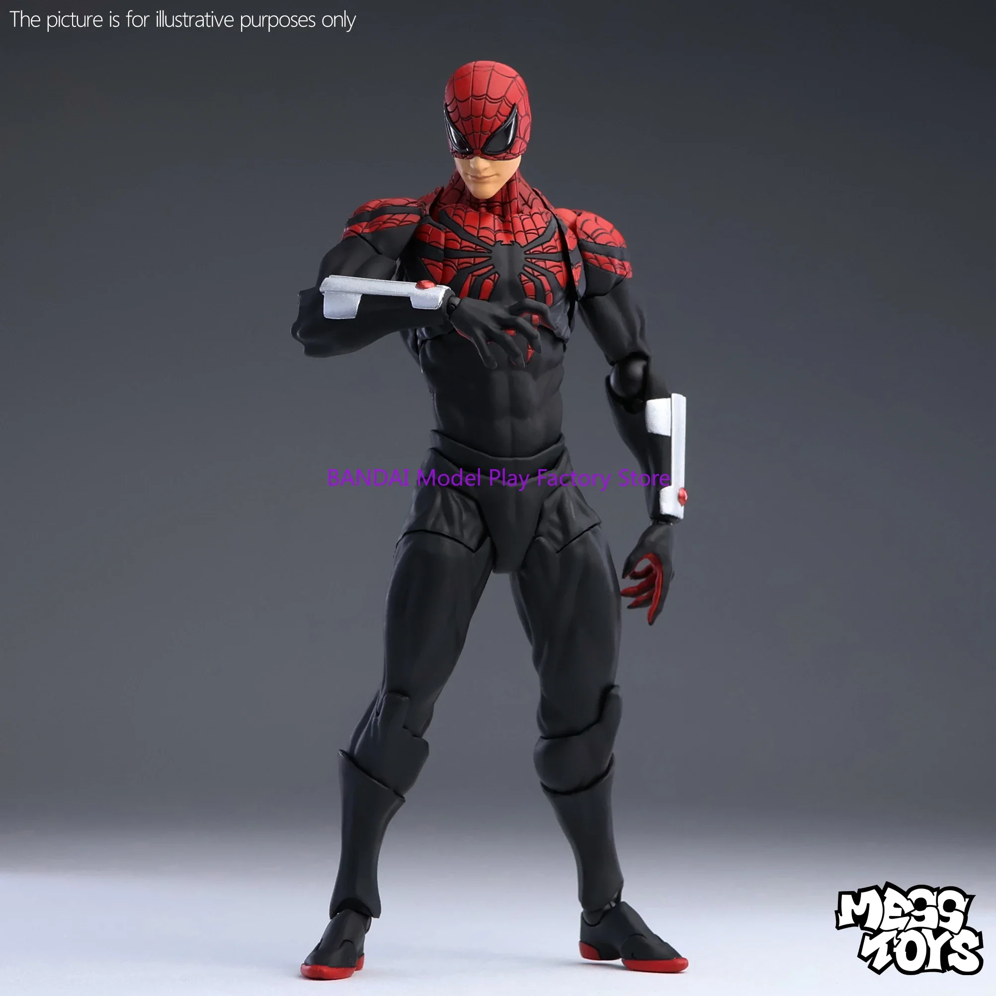 

2025 MessToys Superior Spiderman Figure Mess Toys Superior Spider Man Action Figure CT Toys Figurine Statue Model Gifts Kid Toy