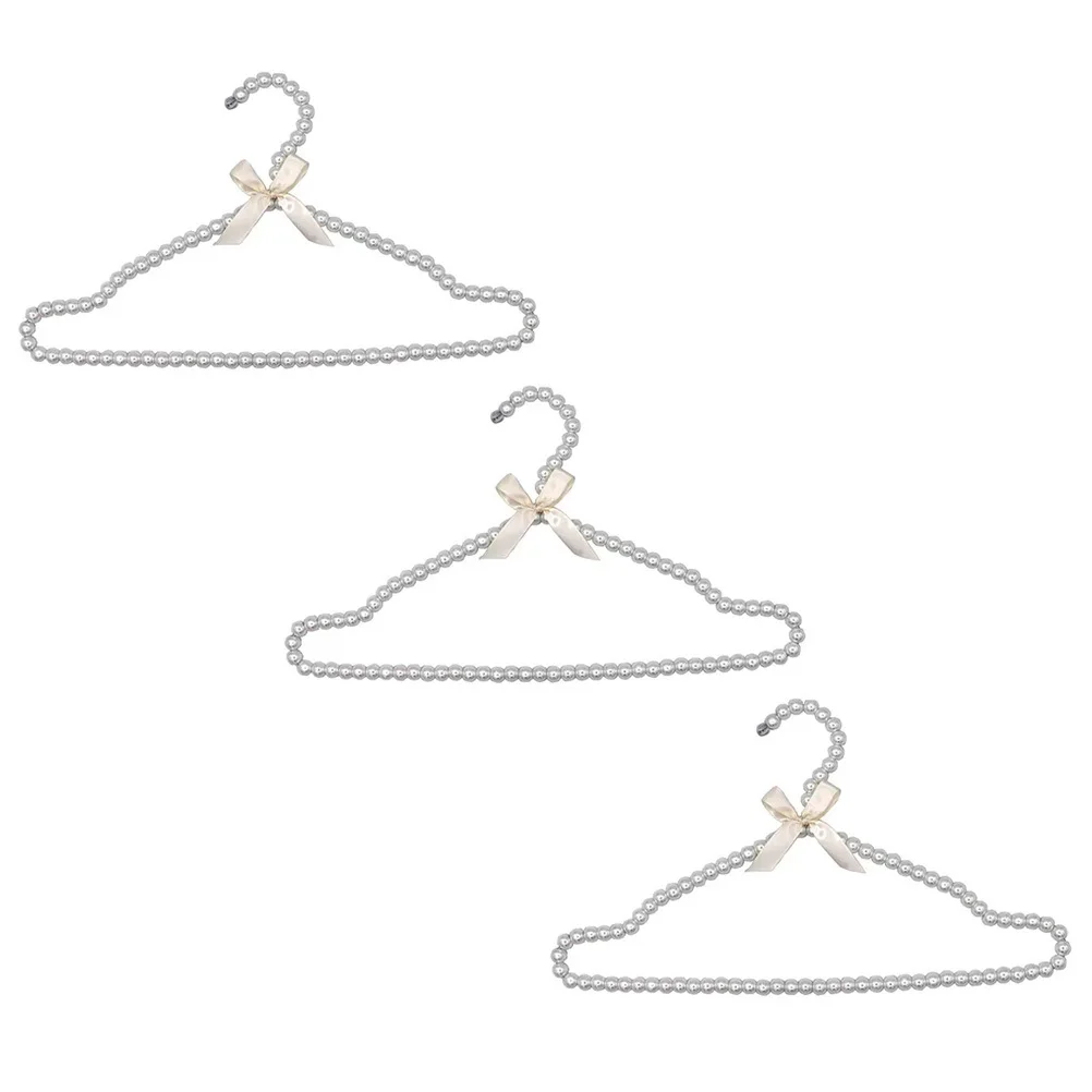 

3Pcs Hangers Anti-Slip Wedding Dress Displaying Hanger High Class Material Long-Lasting Use Decorative