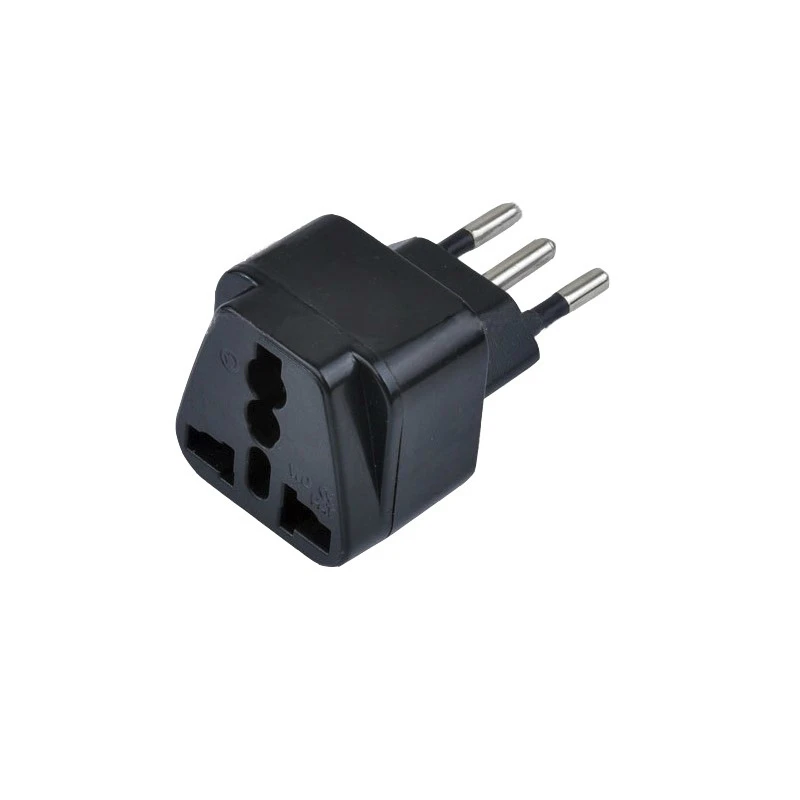 Hot 3pin Brazil Brazilian AC Power Plug UK/US/EU To Brazil Brasil Socket Travel Power Adapter Plug 3 Pin Converter Type N Plug