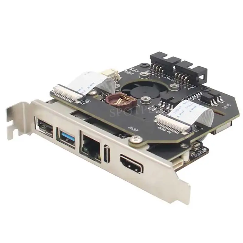 4B ราสเบอร์รี่ Pi PCIe KVM over IP รองรับ KVM-A8 KVM V3 /poe Power /atx/hdmi csi/