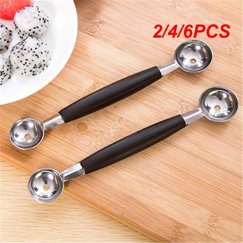 2/4/6PCS Ice Cream Scoop Time-saving Long-lasting Durable Rising Demand Watermelon Baller Efficient