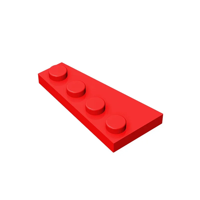 Gobricks 1 шт. клиновая пластина MOC 4x2, правые кирпичи, совместимые с моделью 41769, детали строительных блоков, детская сборка своими руками, игрушка-головоломка