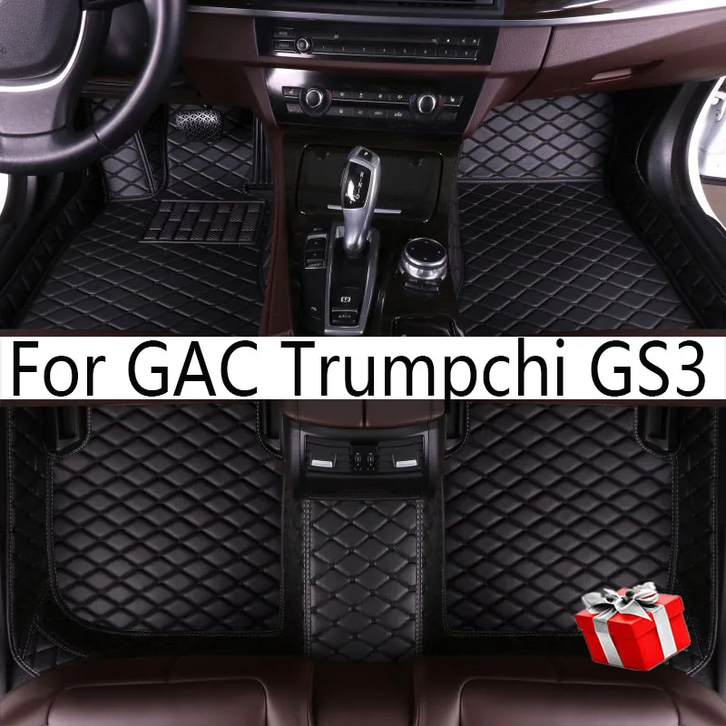 

Car Floor Mats For GAC Trumpchi GS3 2017 2018 2019 2020 2021 Custom Auto Foot Pads Automobile Carpet Cover Interior Accessories