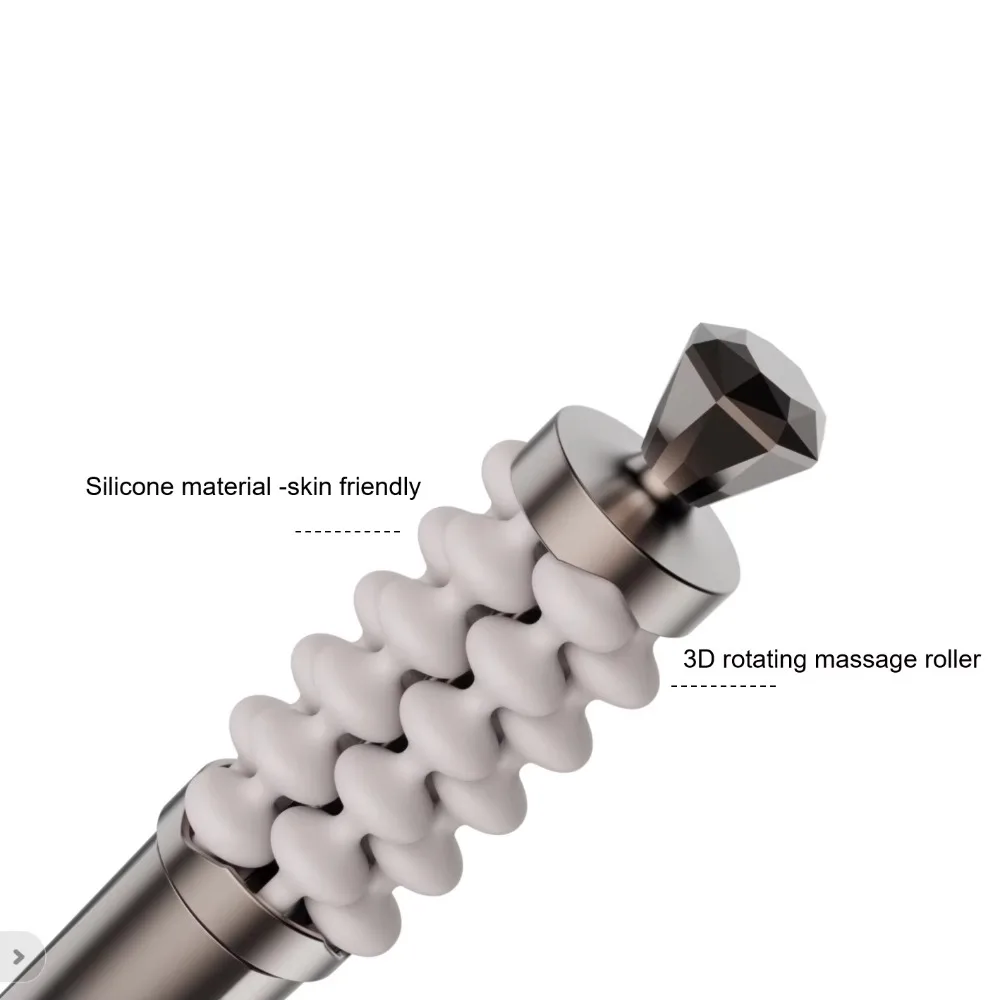 New 2 In 1 Multifunctional Facial Body Massage Roller Portable Rotating Relax Massager For Skin Care