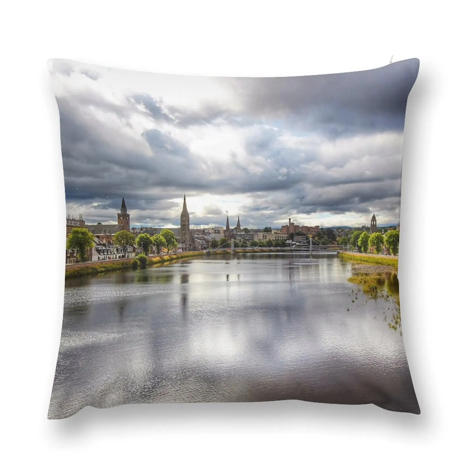 Inverness Bridge (5) Throw Pillow Sofa Pillow Cover Marble Cushion Cover Sofa Cushion Cover pillow