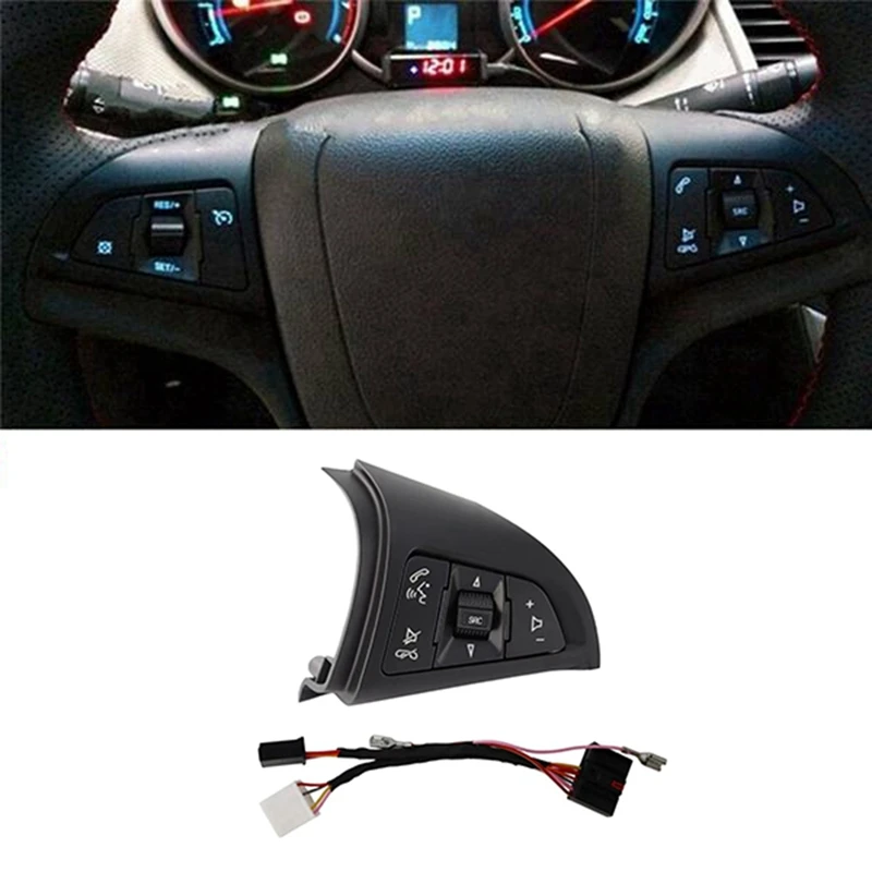 Super Sale 96892135 for Chevrolet Cruze 2009 -2014 Car Right Steering Wheel Button Cruise Speed Control Switch with Wire