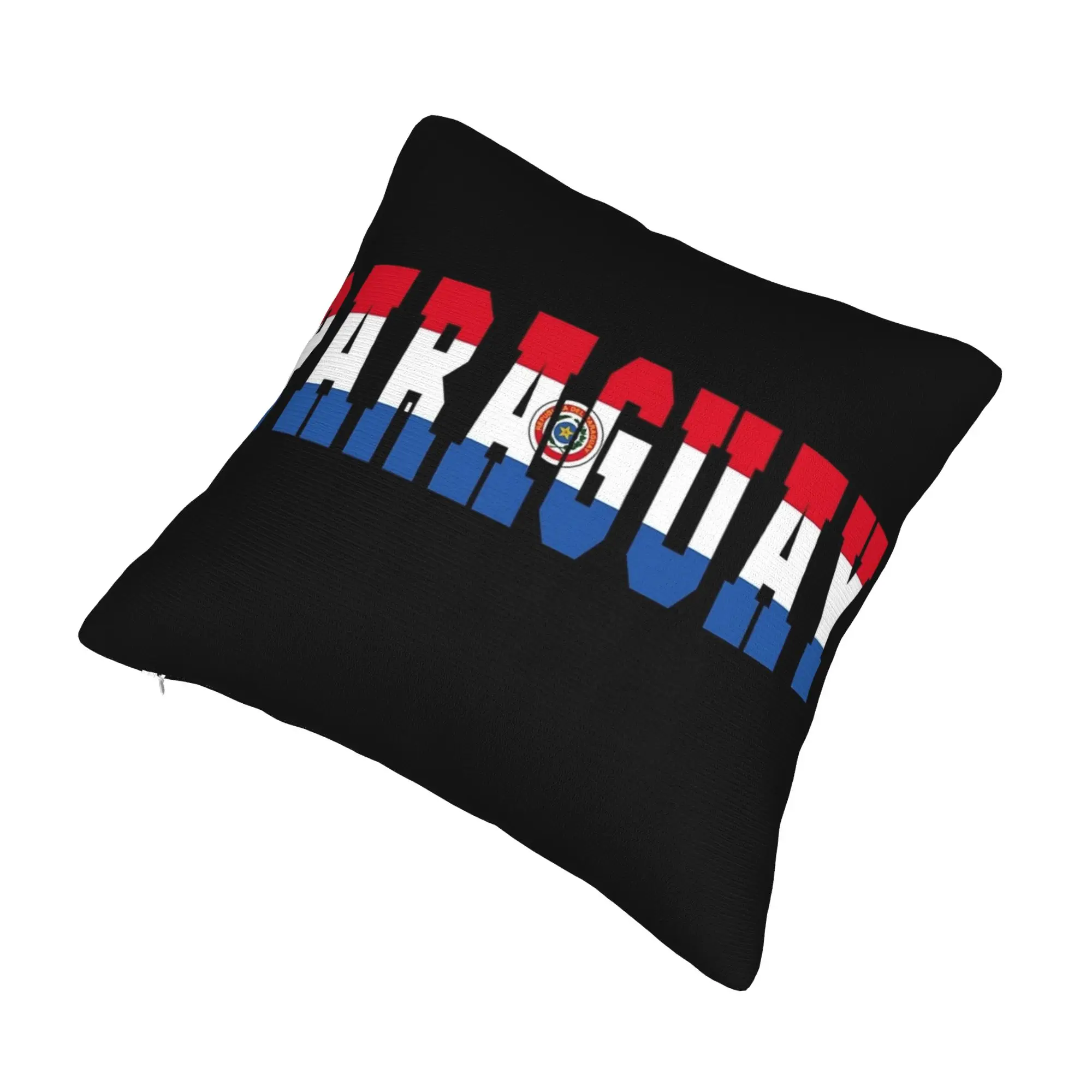 Decorative Pillowcase Paraguay Flag Merchandise Home  Throw Pillow Case Cover Zippered Multi Size