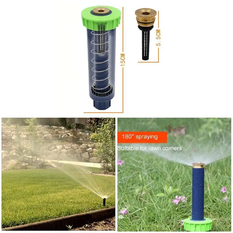 

Spray Head Adjustable Sprinklers Nozzle For Watering Lawn Garden Irrigation