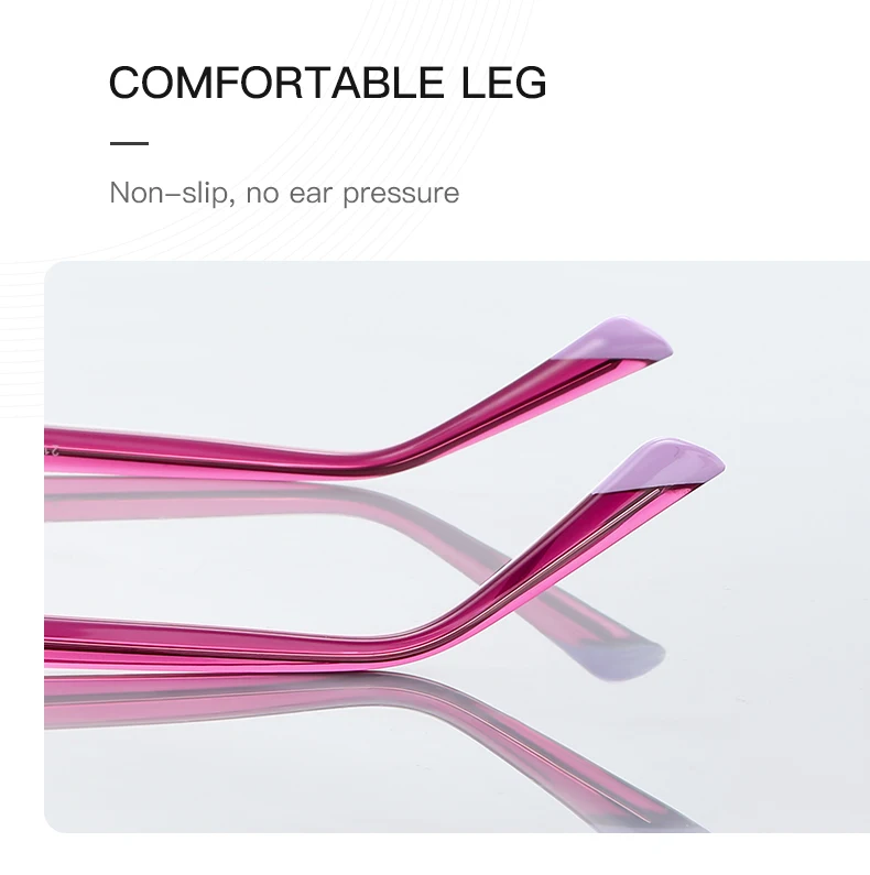 جنيف بسيط عين القط تصميم الأزياء النظارات النسائية المضادة للضوء الأزرق النظارات اللونية وصفة طبية قابلة للتخصيص #6