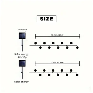 Marokkanische Kugellicht -Solarabdichtung, Gartenfefe -Außenlampe, 8 Garten Courtyard Modi, Durchgangsbeleuchtung, 12 m, 7 m, 5m, 6m 10 Hauptverkäufe marokkanischer Abajur - №10