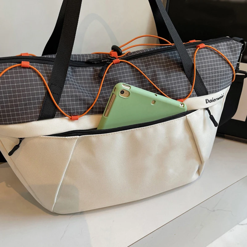 Dames Reistas Contrastkleur Outdoor Zakenreis Woon-werkverkeer Winkelen Handtas Droog Nat Weekendbagage Tote Handtas