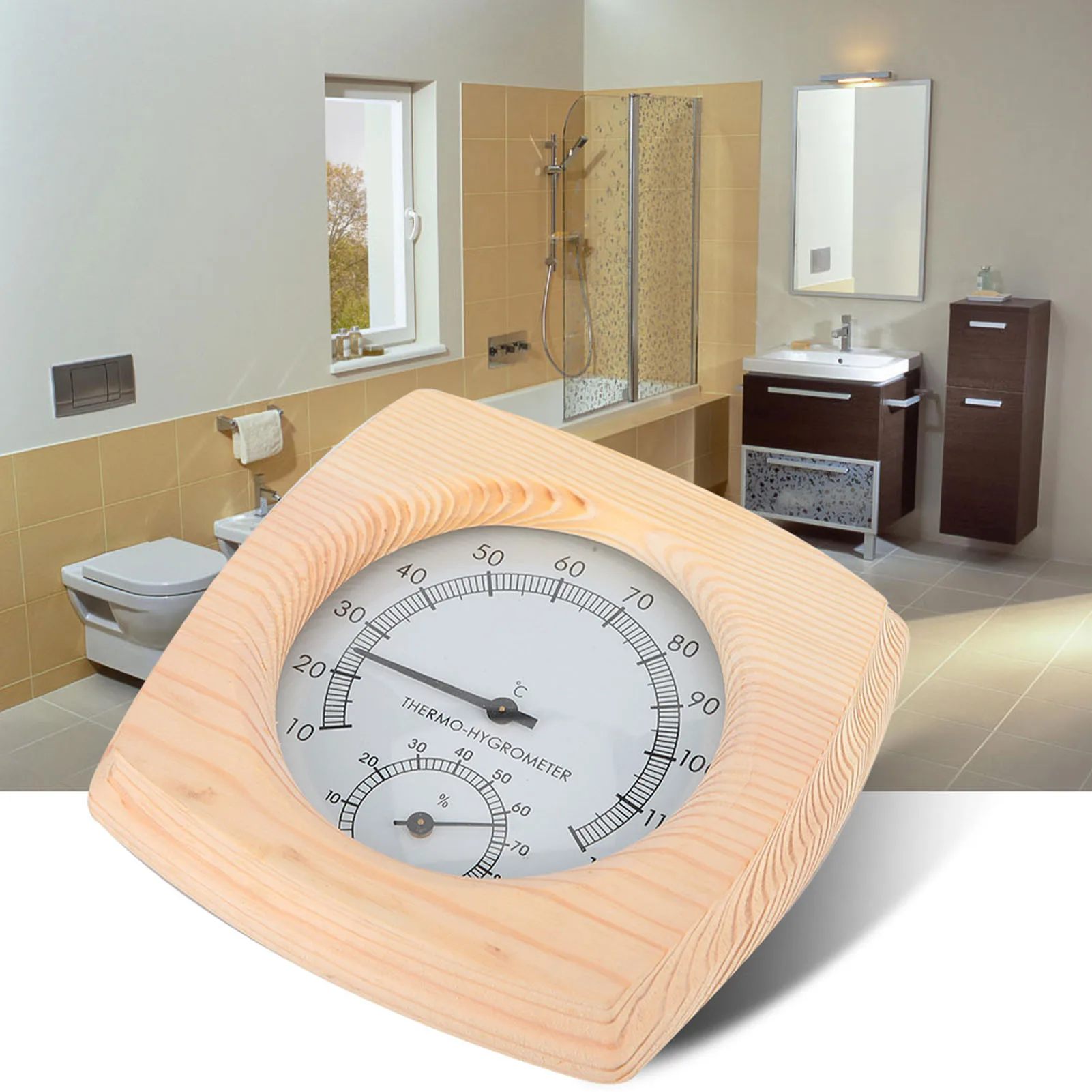 Sauna Room Digital Thermometer Hygrometer Humidity Temperature Meter