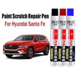 Car Paint Scratch Repair Pen for Hyundai Santa Fe Car Touch-Up Pen Scratch Paint Car Accessories Black White Red Blue Gray