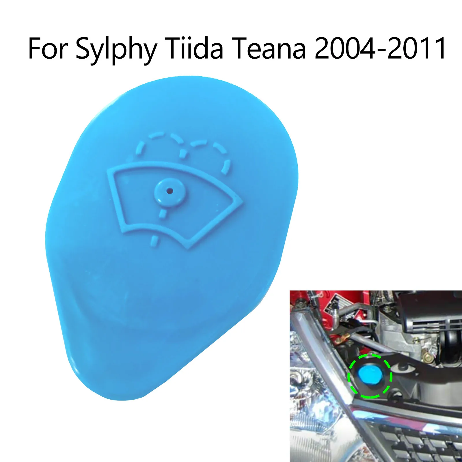 

Windshield Washer Reservoir Bottle Cap For Nissan Sylphy G11 Tiida C11 Teana J31 Wingroad Y11 2002-2011 Replacement 289132DU0A