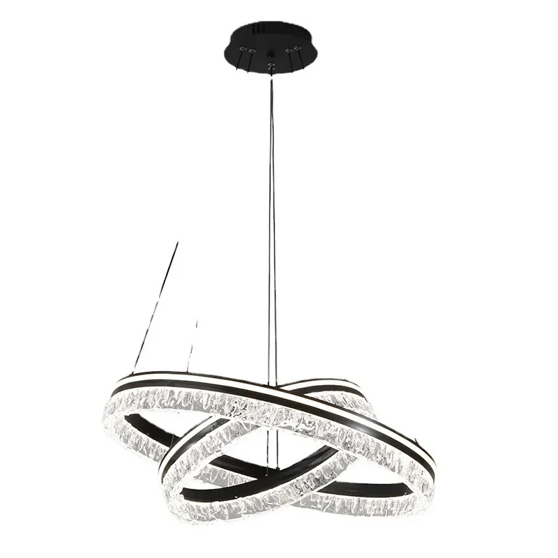 

New eye protection living room, chandelier, modern simple dining room bedroom main light, Nordic atmospheric round lamp
