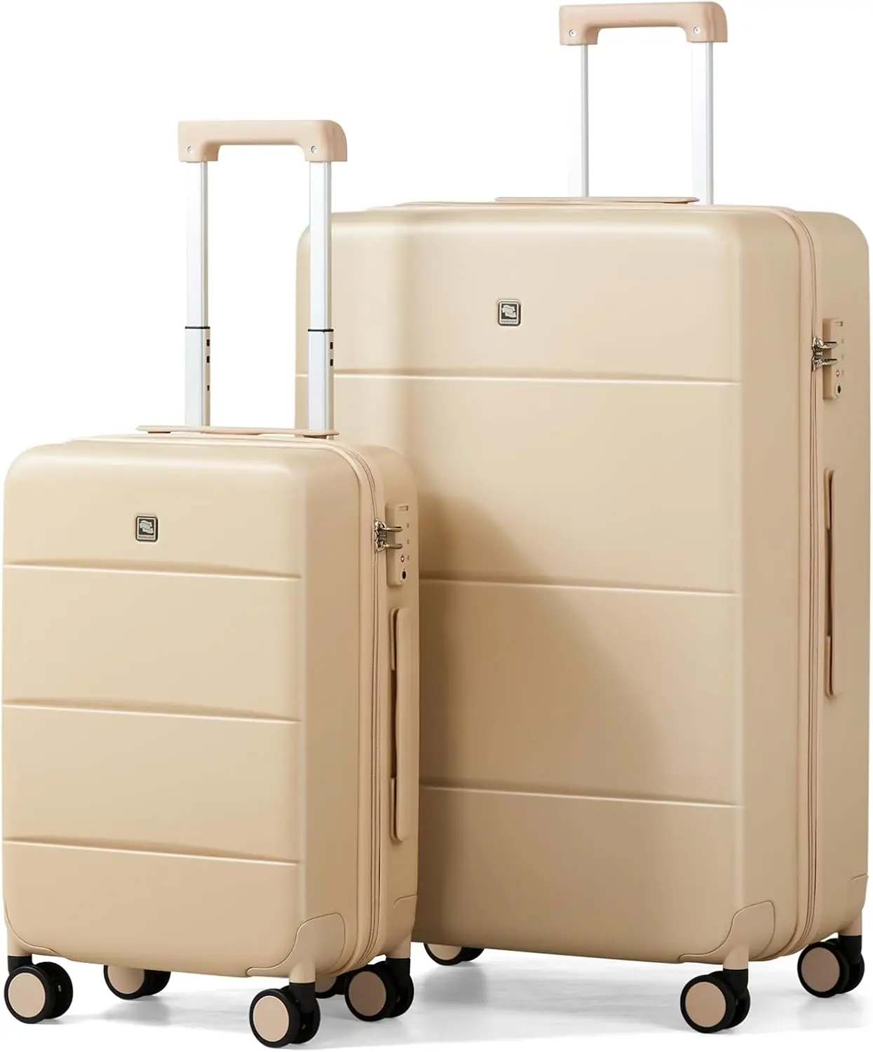 Hanke Luggage Sets 2 Piece With Spinner Wheels, 20/28 Inch Hard Shell Suitcases Set Tsa Approved Luggage Travel Rolling Large