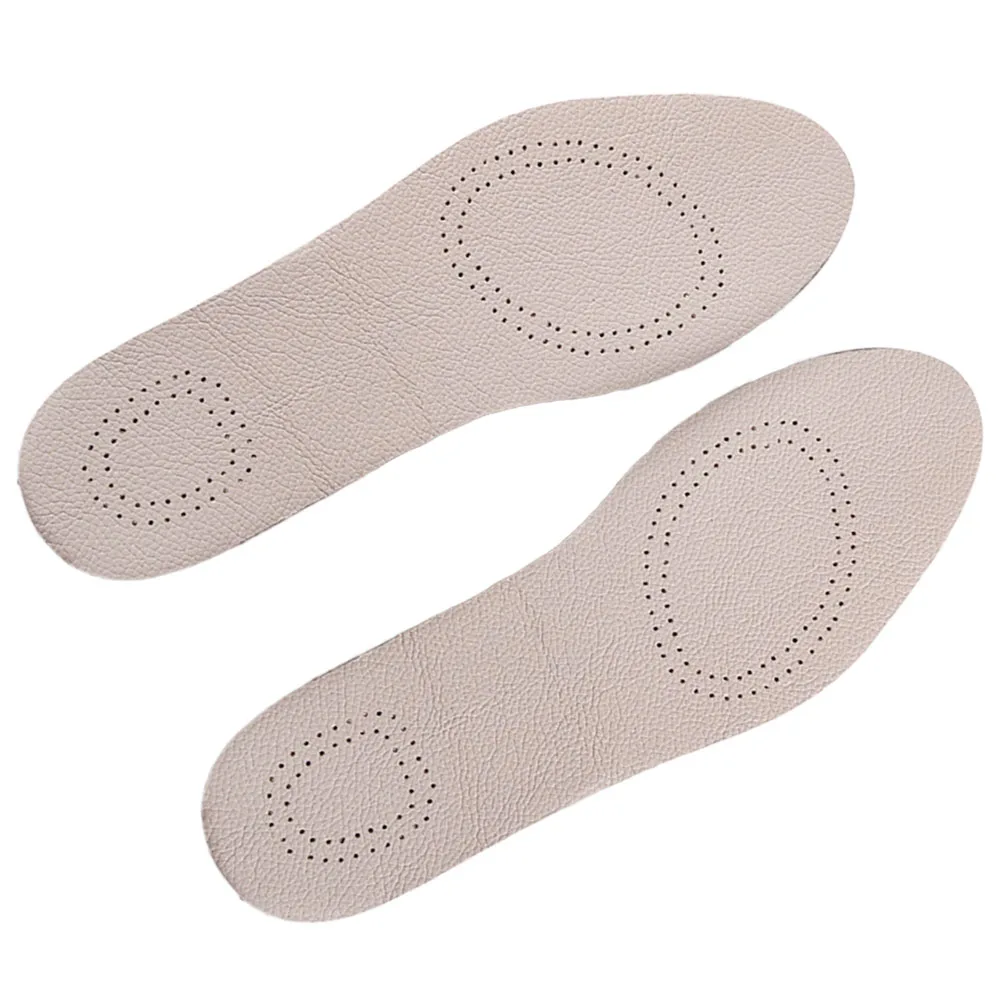 

Insole Full Cushion of Cowhide Insoles Sports Shoe Pads Dry White Breathable