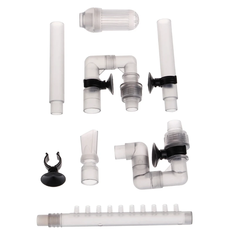 1 Set Fish Tanks Filter Tube Aquarium Intake Outflow Tubes External Canister Filters Accessories Fits for 12mm Pipe Filter