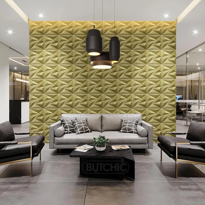 E스포츠 게임 3D 벽 스티커 장식, 슈퍼 3D 아트 벽 패널, PVC 타일 방수 타일, 다이아몬드 디자인, DIY 홈 장식, 12 개, 30x30cm