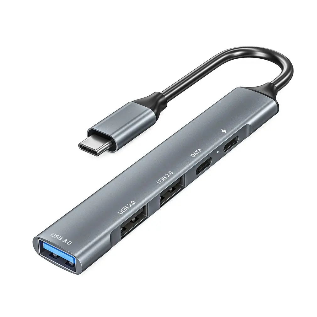 USB-концентратор 5 в 1, USB Type-C, USB 2024