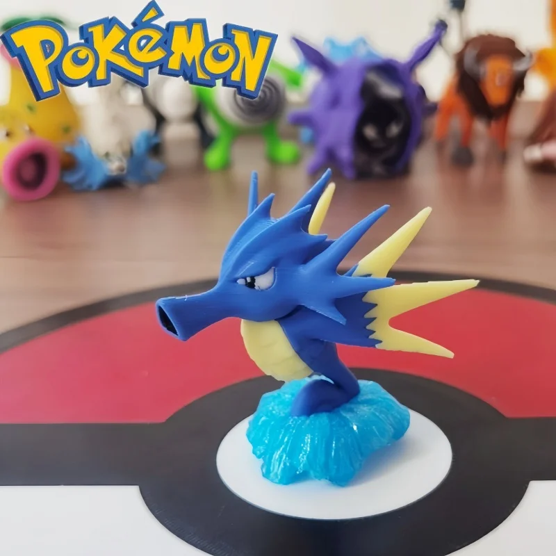 New Pokemon Seadra Action Figure Proportion World 1:20 Diy 3d Printing Kawaii Character Desktop Model Kid Cute Toy Birthday Gift