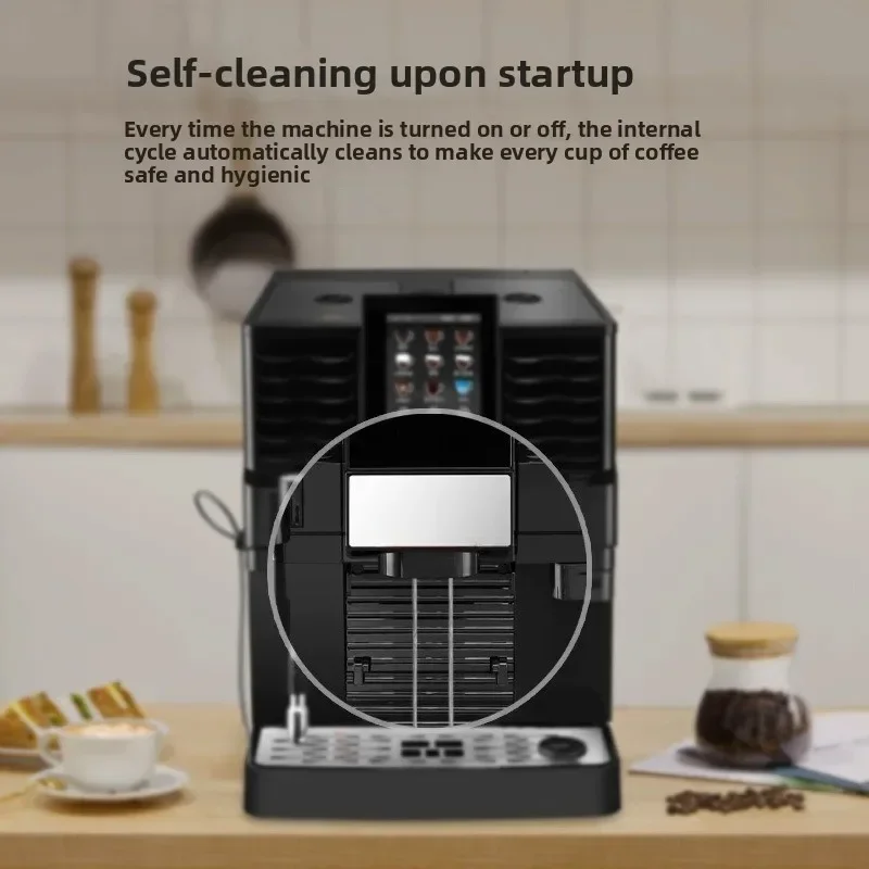 Touch screen fully automatic integrated household steam Italian freshly ground coffee machine, coffee machine