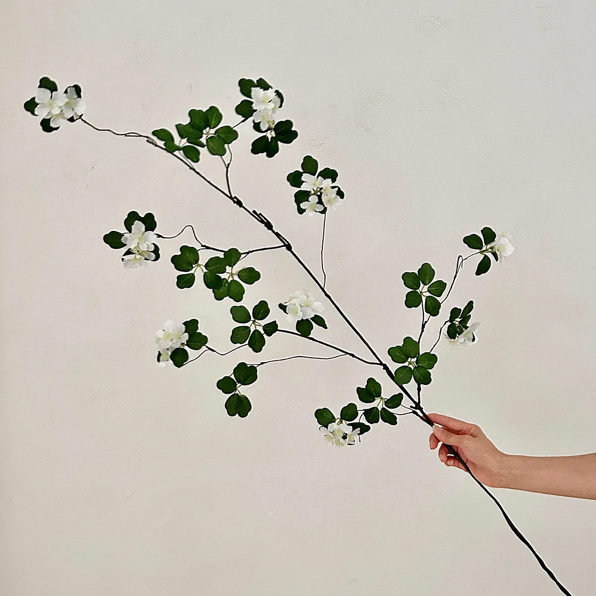 115cm Artificial Apricot Flowers Lotus Green Plants Vines Landscaping Living Room Table Flower Photography Props