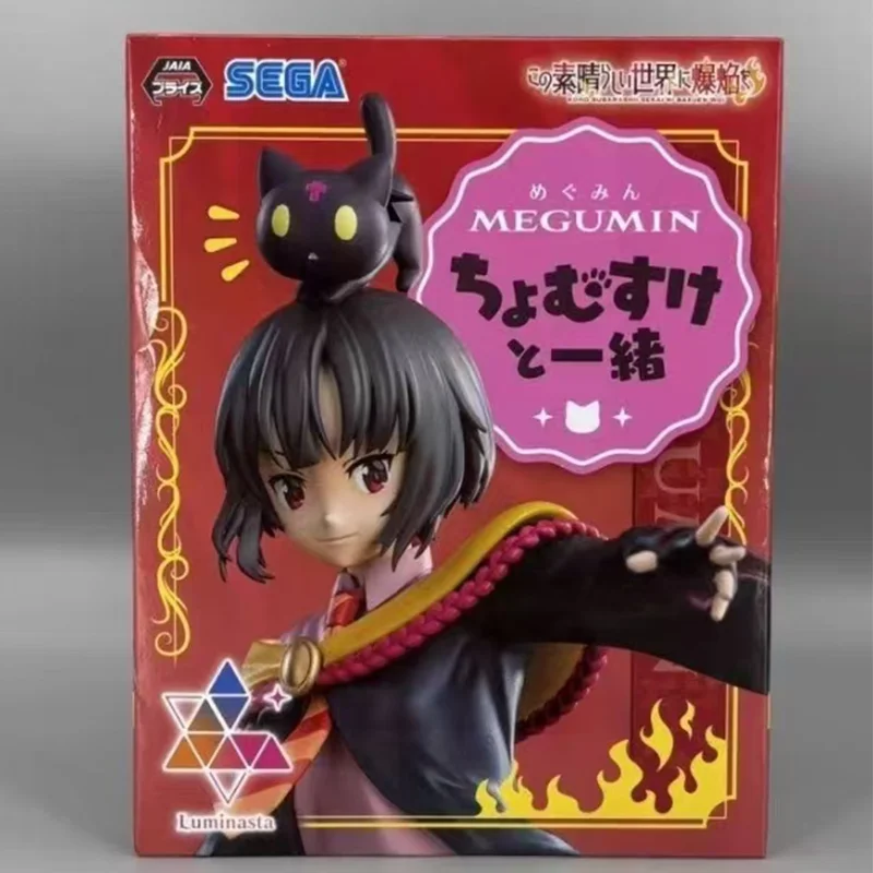 

Genuine Sega Konosuba An Explosion On This Wonderful World! Luminasta Megumin Chomsuke In Stock Original Anime Figure Model Toys