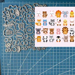 Lucky Goddess Metal Cutting Dies 24 Animals Diy Scrapbooking Photo Album Decorative Embossing Paper Card Crafts