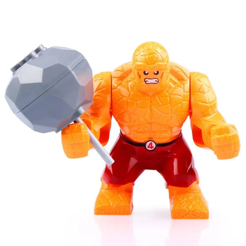 Marvel-Superheldenfigur Thanos, Stone Man, Hulk-Bausteine, zusammengebautes Mini-Spielzeug, Weihnachtsgeschenke für Kinder