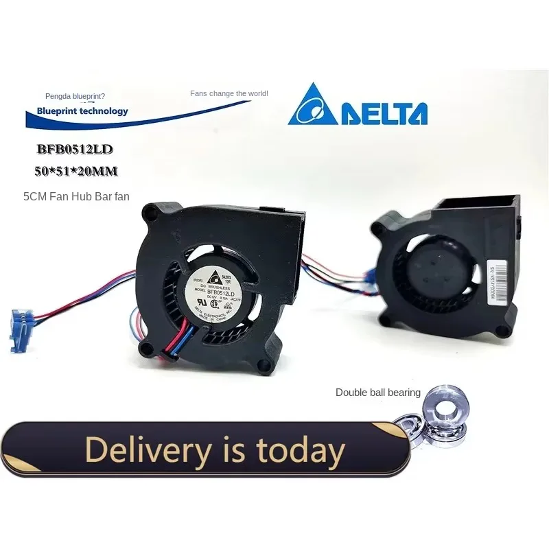 pa Bfb0512ld Turbine Blower 12v0.15a Mute 5cm 5020 Projector Cooling Fan