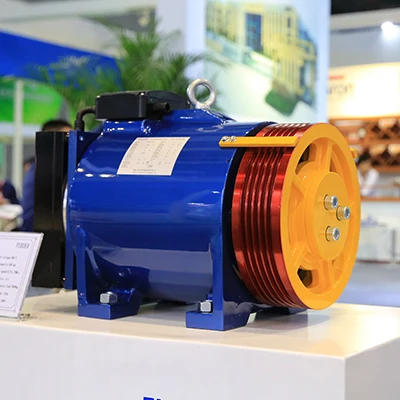 

Pulley 320mm Load 450-1050kg Passenger Lift Elevator Parts MRL Gearless Traction Machine Motor