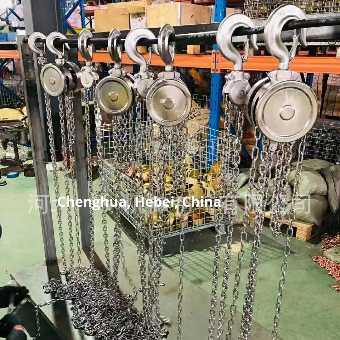 New 304 Stainless Steel Manual Chain Hoist 2 Ton National Standard Full Half Made In Hebei