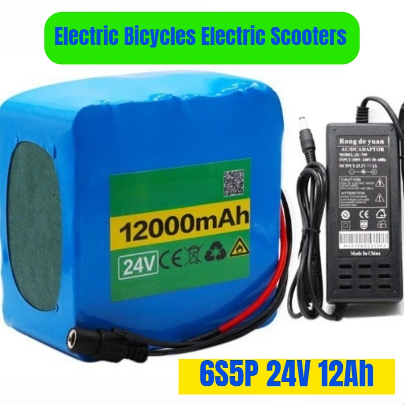 

6S5P 24V 12Ah 18650 Lithium Battery Pack Electric Bicycles Electric Scooters
