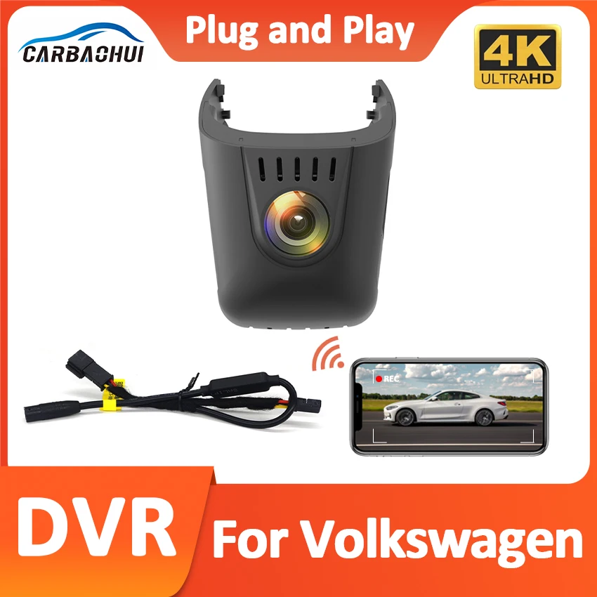 

4K Plug And Play For Volkswagen LAVIDA 2023 2024 Low Version Car Video Recorder Wifi DVR DashCam Dash Camera UHD 2160P