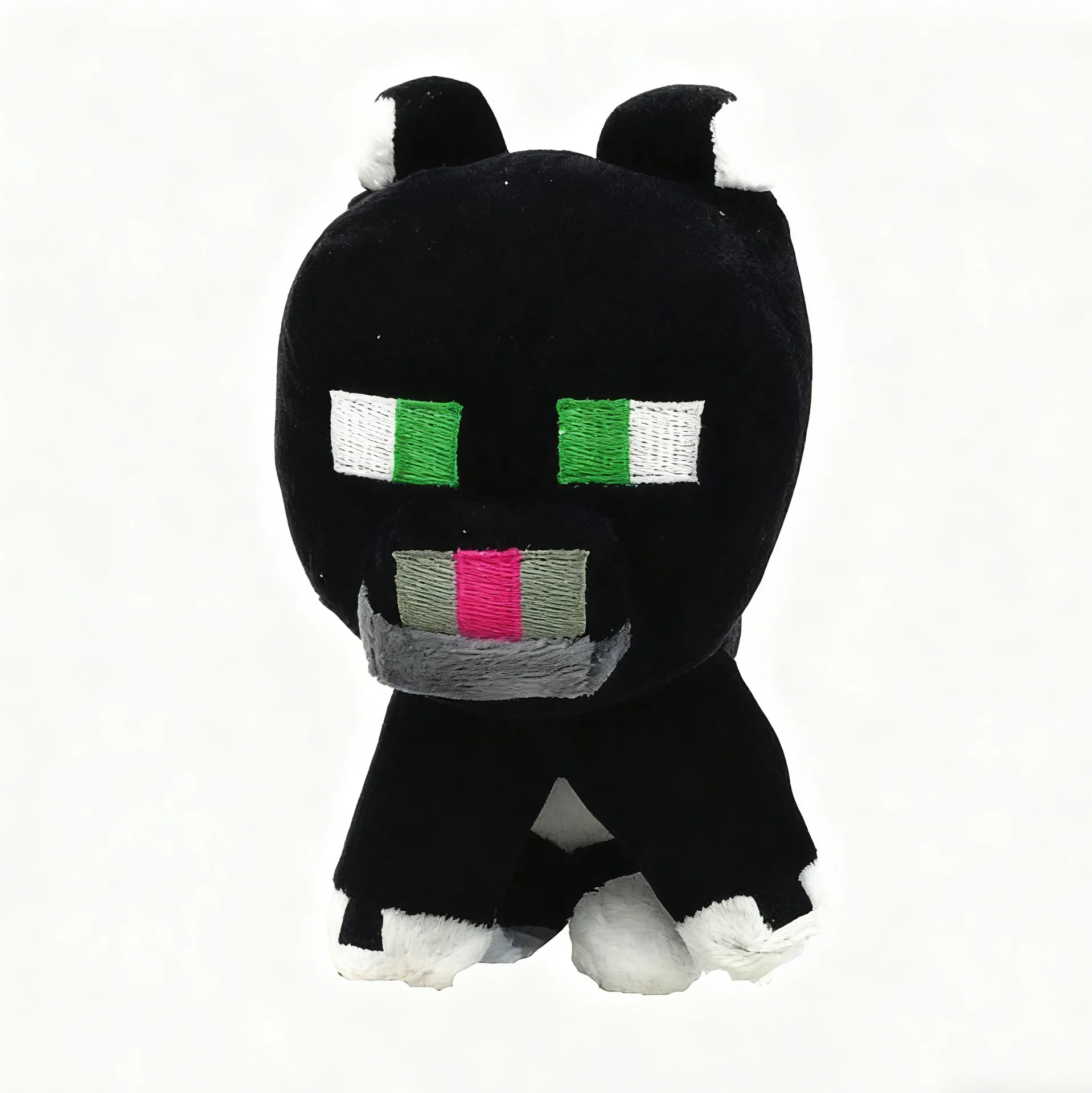 23cm Nowa Czarna Pluszowa Lalka Kotek Przytulanka Zabawka Kot Zwierzęta z Kreskówek Zabawki dla Dzieci Niemowląt Kolekcja dla Fanów Prezenty