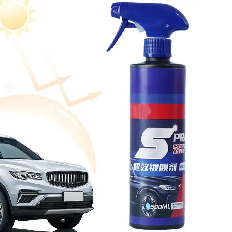 500ml 3 In 1 Car Ceramic Coating Spray Auto Nano Ceramic Coating Polishing Spraying Wax Car Paint Scratch Repair Remover