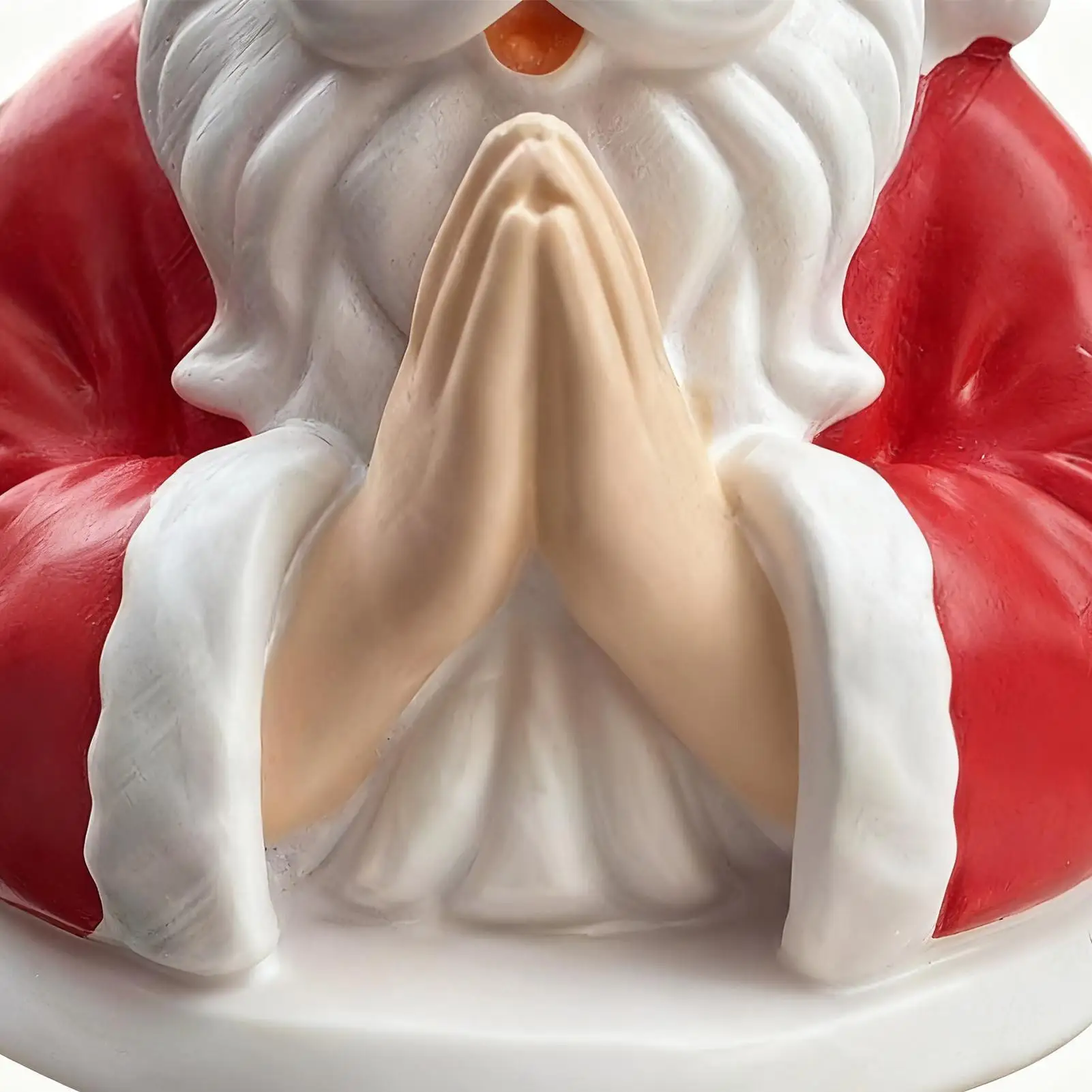 Christmas Night Light Warm Glow Lamp Indoor Praying Santa Night Light Desk Decor For Apartment Bedroom Dorm Room Mantel Kitchen
