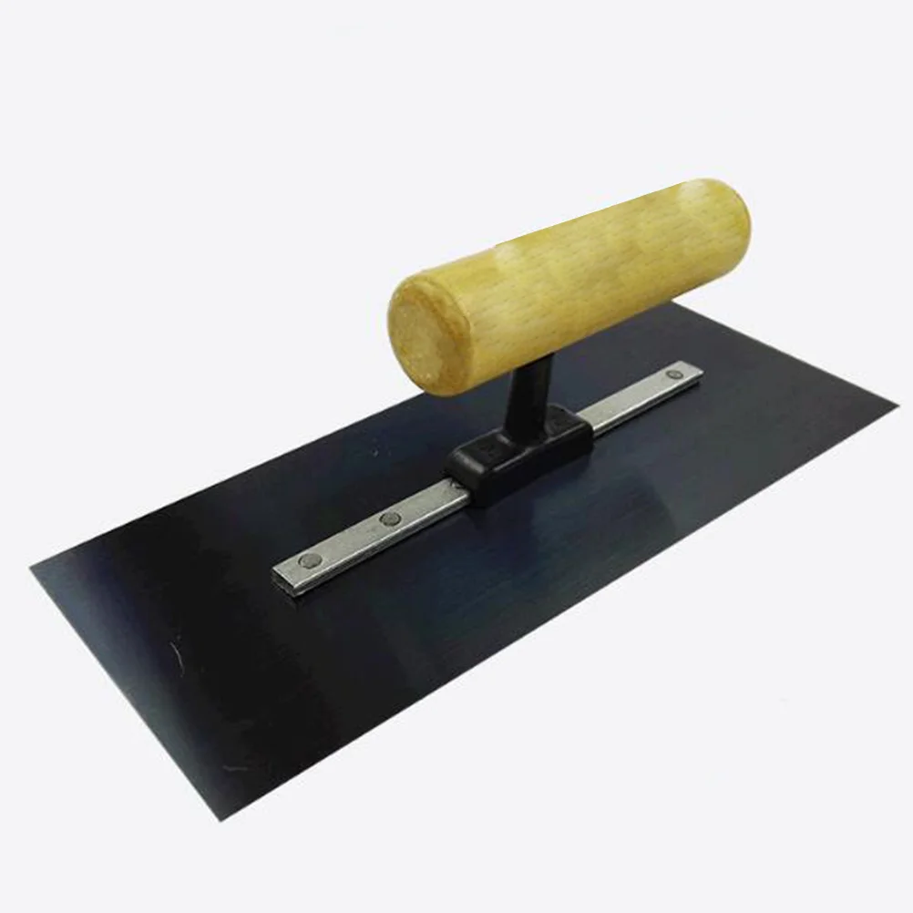 

Super Finishing Mason Trowel Wooden Handle Manganese Steel Two-Way Bricklayer Scraper Plastering Spatula Rust Resistant