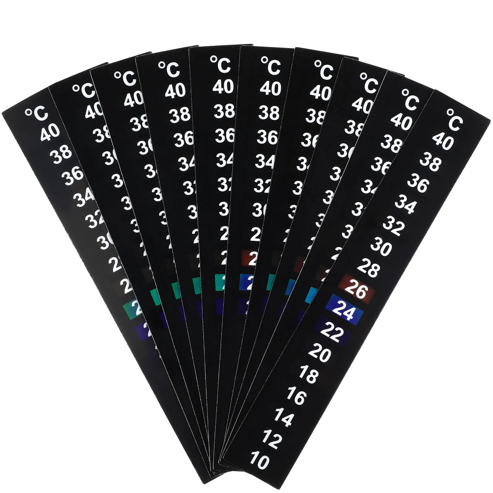 

Thermometer Sticker Temp Strips 18-34 Degree Easy Read Aquarium Fish Tank Beer Brewing Pet Supplies
