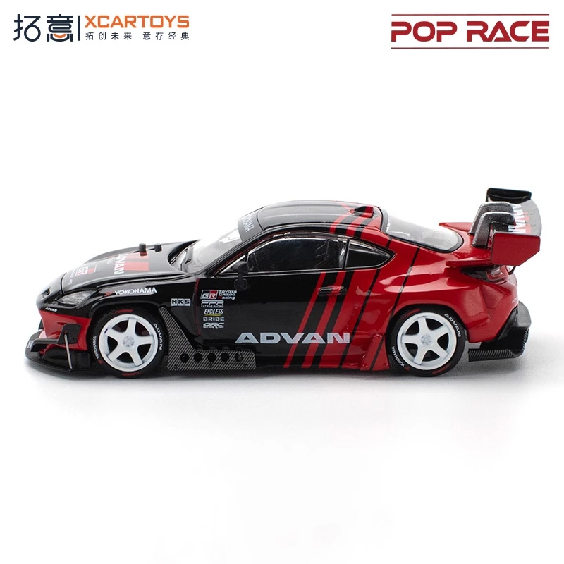 Xcartoys x POP RACE 1:64 PANDEM GR86 ADVAN Diecast Modelauto S41-02 Cadeau