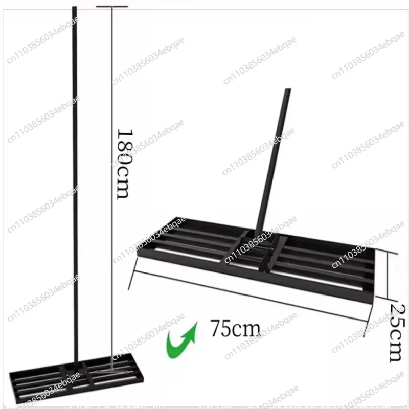 

Lawn Leveling Rake Leveling Machine Soil Fertilizer Garden Farm Vegetable Stall Push-pull Leveler Leveling Gravel Laying Sand