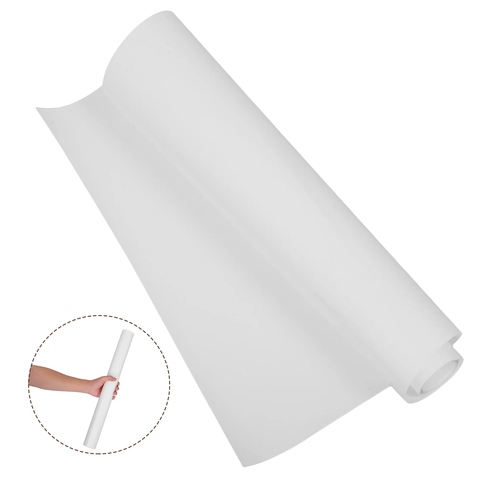 

1 Roll Htv Heat Transfer Vinyl White PU Matte for Shirts Heat Press Iron on Printable Cuts DIY Crafts Roll of Htv