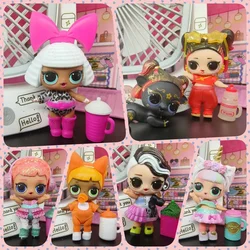 8CM LOL doll Collectible girl DIY toy doll set Includes doll clothes, shoes and accessories Children's birthday gift