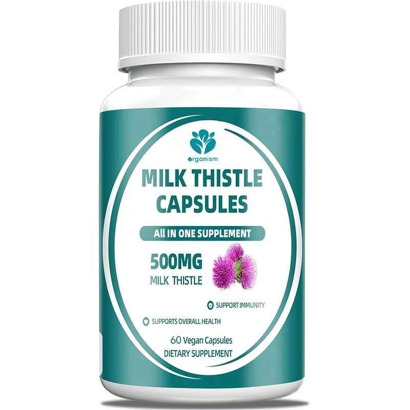 

Дополнитель расторопши с алоэ вера, уксусом яблочного сигетика и NAC -60 вегетарианских капсул.