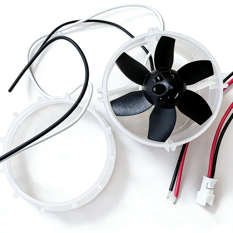 30mm M30 EDF. 8520 Hollow Brush Motor, 9.7g Lightweight, 50g Thrust. Perfect for 3V-5V RC Jet Plane and Indoor Aircraft Builds