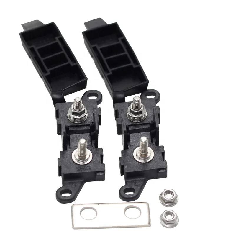 EL-DMS Car Fuses Holder with Cover Bolt-on Fuses Holder 200A Fuses Holder