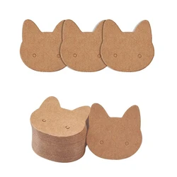 50pcs Earrings Card Jewelry Display Ear Stud Hang Tag Cardboard For DIY Storage Packaging Accessories Small Businesses Wholesale