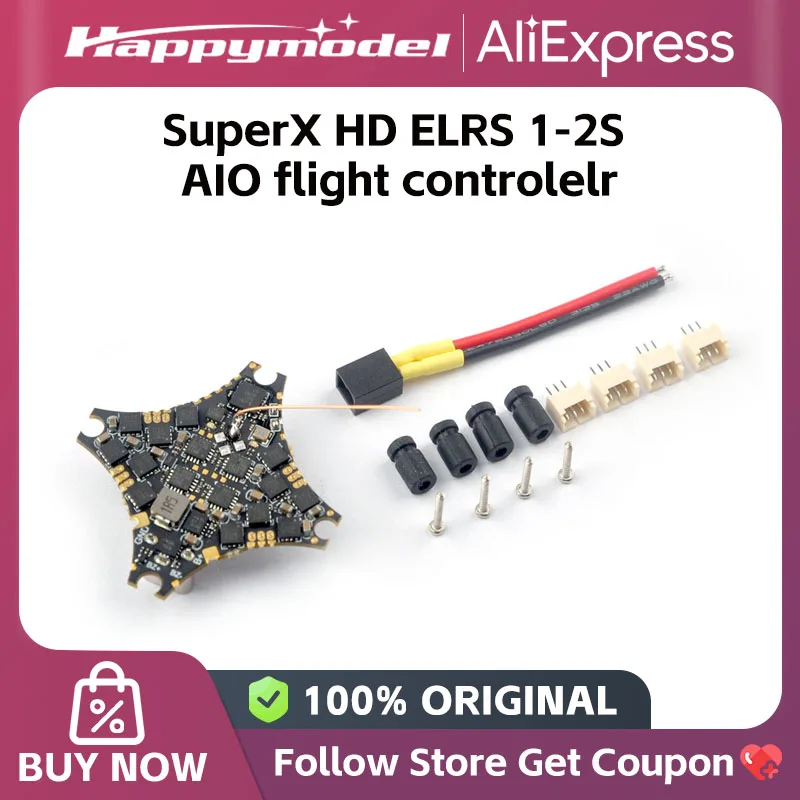 مُتحكم طيران SuperX HD ELRS مدمج مع وحدة تحكم ESC UART لمحركات 1-2S – تقييم شامل وعملي