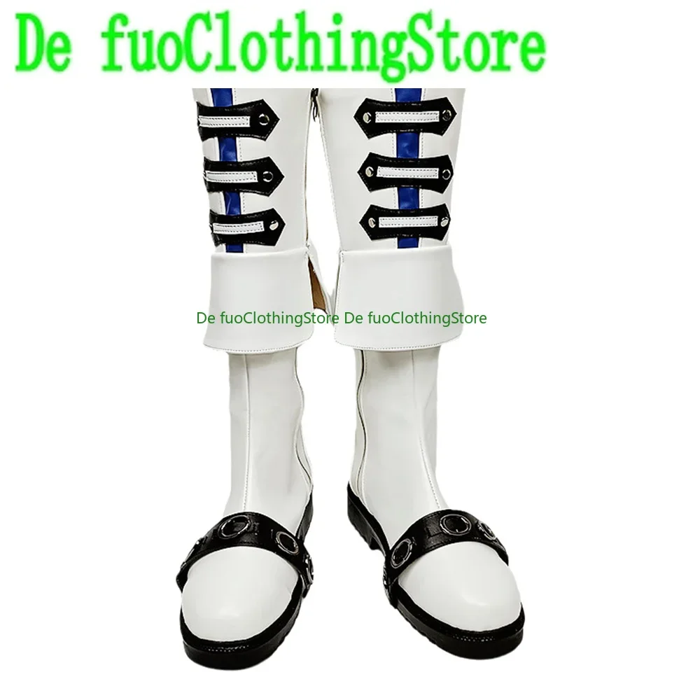 

FINAL FANTASY XIV A Realm Reborn FF14 Alphinaud Leveilleur Cosplay Shoes Boots Game Anime HalloweenChristmas DefuoClothing Shoes